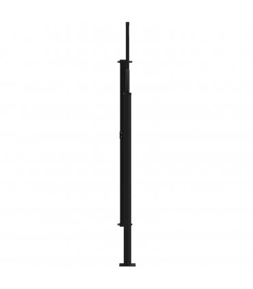 vidaXL Retractable Side Awning Sand 500 x 140 cm Polyester — Size: 140 x 500 cm