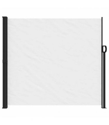 vidaXL Retractable Side Awning White 180x500 cm — Size: 180 x 500 cm