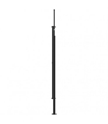 vidaXL Retractable Side Awning Taupe 200x500 cm — Size: 200 x 500 cm