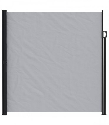 vidaXL Retractable Side Awning Grey 300 x 200 cm Polyester — Size: 200 x 300 cm