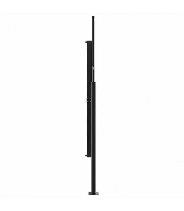 vidaXL Retractable Side Awning Taupe 180x500 cm — Size: 180 x 500 cm