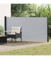 vidaXL Retractable Side Awning Grey 300 x 170 cm Polyester — Size: 170 x 300 cm