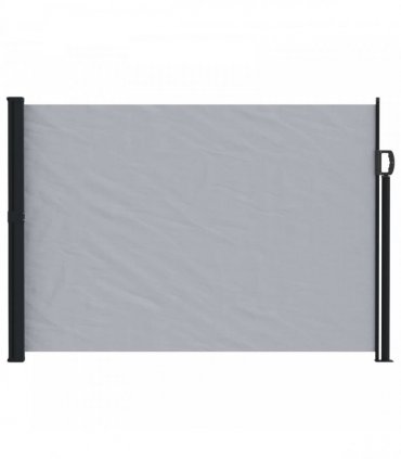 vidaXL Retractable Side Awning Grey 300 x 170 cm Polyester — Size: 170 x 300 cm