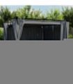 vidaXL Gazebo with Curtains Anthracite 3x3 m Steel — Size: 3 x 3 m