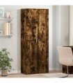 vidaXL Highboard Smoked Oak 70x35x180 cm Engineered Wood