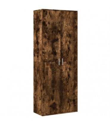 vidaXL Highboard Smoked Oak 70x35x180 cm Engineered Wood
