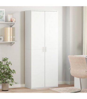 vidaXL Highboard White 70x35x180 cm Engineered Wood — V0672156653