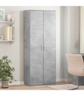 vidaXL Highboard Concrete Grey 70x35x180 cm Engineered Wood — V0672156654