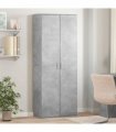 vidaXL Highboard Concrete Grey 70x35x180 cm Engineered Wood — V0672156654