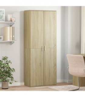 vidaXL Highboard Sonoma Oak 70x35x180 cm Engineered Wood — V0672156658