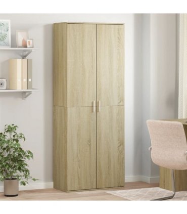 vidaXL Highboard Sonoma Oak 70x35x180 cm Engineered Wood — V0672156658