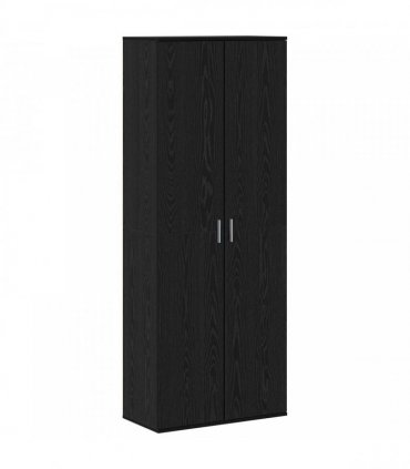 vidaXL Highboard Black Oak 70 x 33.5 x 180 cm Engineered Wood