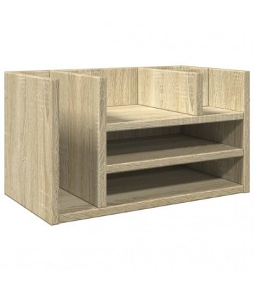 vidaXL Desk Organiser Sonoma Oak 44.5x24x25 cm Engineered wood