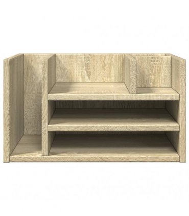 vidaXL Desk Organiser Sonoma Oak 44.5x24x25 cm Engineered wood
