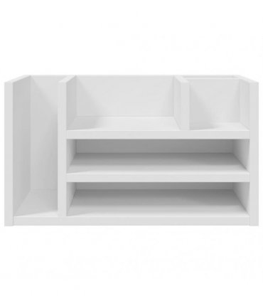vidaXL Desk Organiser Concrete Grey 44.5x24x25 cm Engineered wood