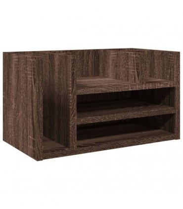 vidaXL Desk Organiser Brown Oak 44.5x24x25 cm Engineered wood
