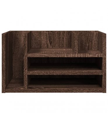 vidaXL Desk Organiser Brown Oak 44.5x24x25 cm Engineered wood