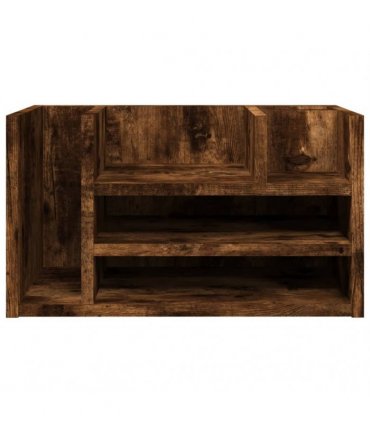 vidaXL Desk Organiser Smoked Oak 44.5x24x25 cm Engineered wood