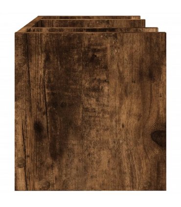vidaXL Desk Organiser Smoked Oak 44.5x24x25 cm Engineered wood