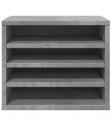 vidaXL Desk Organiser Concrete Grey 36x26x29.5 cm Engineered wood