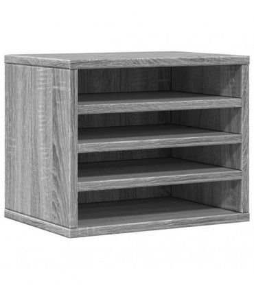 vidaXL Desk Organiser Grey Sonoma 36x26x29.5 cm Engineered wood