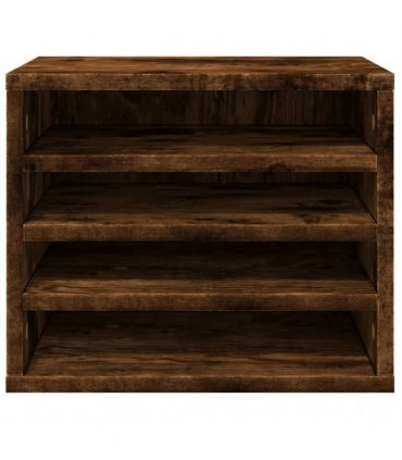 vidaXL Desk Organiser Smoked Oak 36x26x29.5 cm Engineered wood
