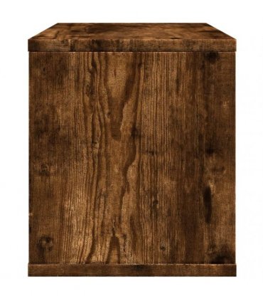 vidaXL Desk Organiser Smoked Oak 36x26x29.5 cm Engineered wood