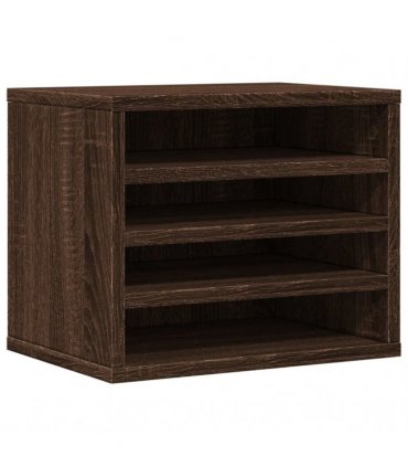 vidaXL Desk Organiser Brown Oak 36x26x29.5 cm Engineered wood