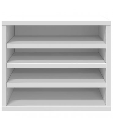 vidaXL Desk Organiser White 36x26x29.5 cm Engineered wood