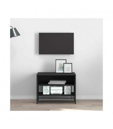 vidaXL TV Units Black Oak 61 x 40 x 46 cm Engineered wood