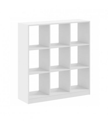 vidaXL Bookcase White 102x32x108 cm Engineered Wood — Size: 102 x 32 x 108 cm