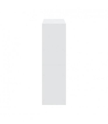 vidaXL Bookcase White 102x32x108 cm Engineered Wood — Size: 102 x 32 x 108 cm