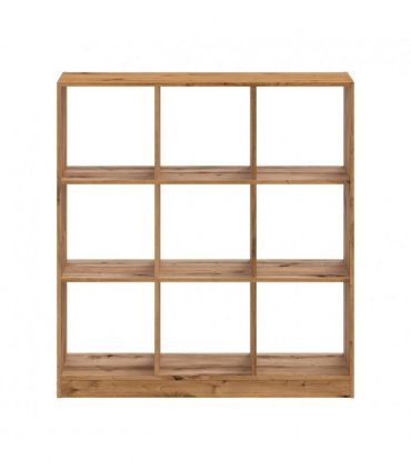 vidaXL Bookcase Artisian Oak 102x32x108 cm Engineered Wood — Colour: artisan oak, Size: 102 x 32 x 108 cm