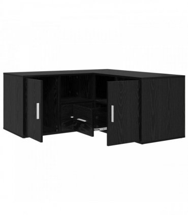 vidaXL Corner Cabinet 2 pcs — Colour: Black oak