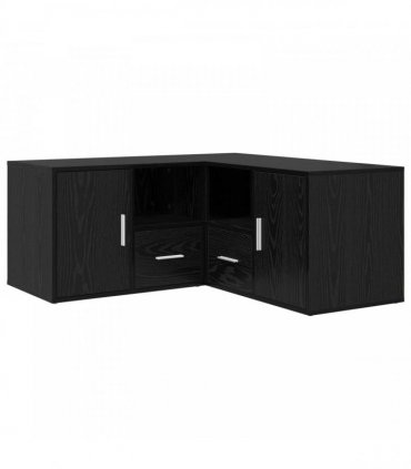 vidaXL Corner Cabinet 2 pcs — Colour: Black oak