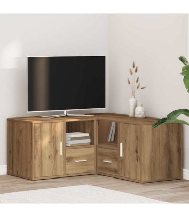 vidaXL Corner Cabinet Artisian Oak 160x40x45 cm Engineered Wood