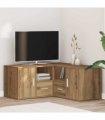 vidaXL Corner Cabinet Artisian Oak 160x40x45 cm Engineered Wood