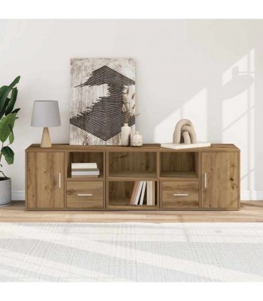 vidaXL Corner Cabinet Artisian Oak 160x40x45 cm Engineered Wood