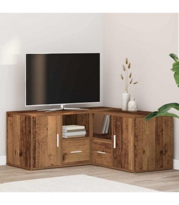 vidaXL Corner Cabinet Old Wood 160x40x45 cm Engineered Wood