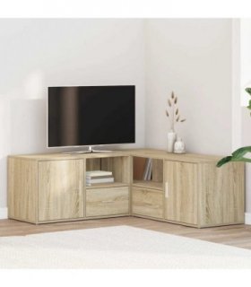 vidaXL Corner Cabinet Sonoma Oak 200x40x45 cm Engineered Wood