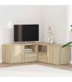 vidaXL Corner Cabinet Sonoma Oak 200x40x45 cm Engineered Wood