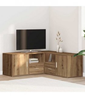 vidaXL Corner Cabinet Artisian Oak 200x40x45 cm Engineered Wood