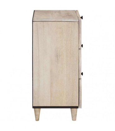 vidaXL Sideboard with Drawer White 33.5 x 40 x 75 cm — Colour: White (bleached finish)