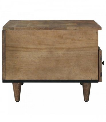 vidaXL Coffee Table with Drawer Brown 80 x 54 x 40 cm Solid Mango Wood — V0672157247