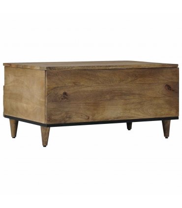 vidaXL Coffee Table with Drawer Brown 80 x 54 x 40 cm Solid Mango Wood — V0672157247
