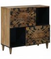 vidaXL Sideboard with Storage Brown 80 x 33.5 x 75 cm Solid Mango Wood