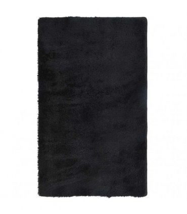 vidaXL Shaggy Rug High Pile NAVARRA Black 60x100 cm Polyester — Size: 60 x 100 cm