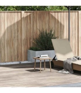 vidaXL Garden Coffee Table Rectangular Beige 40x40x37 cm Poly Rattan — Size: 40 x 40 x 37 cm