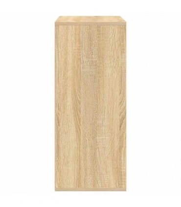 vidaXL Book Cabinet Sonoma Oak 60x30x71.5 cm Engineered Wood — Size: 60 x 30 x 71.5 cm