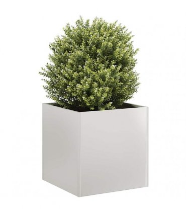 vidaXL Planter 40x40x40 cm Stainless Steel — Size: 40 x 40 x 40 cm